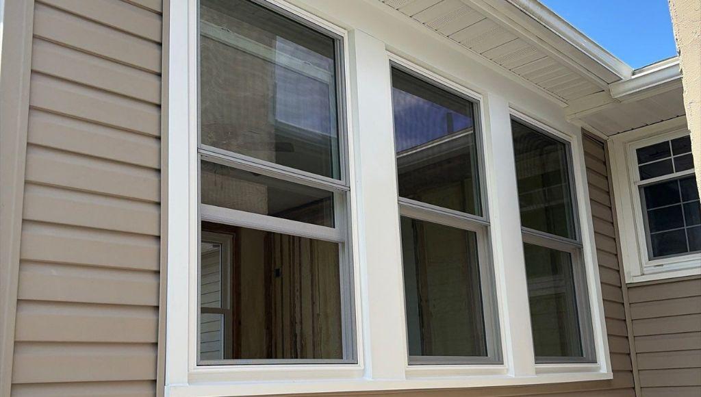 ProVia double-hung vinyl windows installed on a Cicero, NY home
